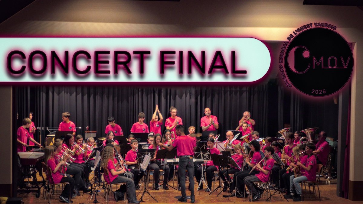 Concert Final 2024 du Camp Musical de l’Ouest Vaudois (CMOV)  le 25 octobre 2025
